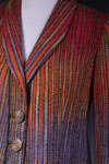 Ikat Swing Coat Detail