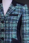 Tartan Trench Coat Detail